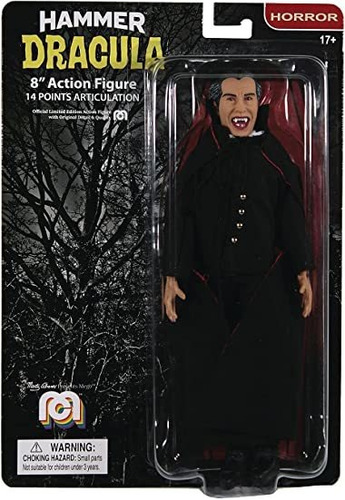 Mego Horror Hammer Drácula - Figura De Acción Multicolor De