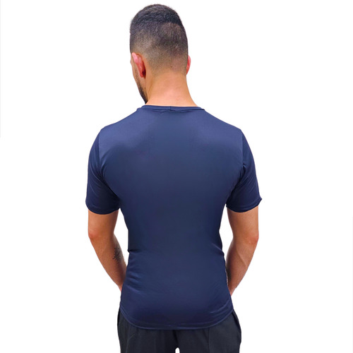 Camiseta Poliamida Elástica Manga Curta Modeladora