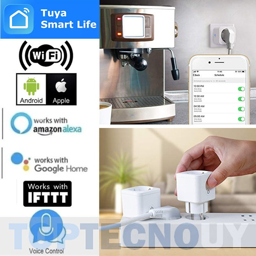 Imagen 2 de 3 de Sonoff Enchufe Inteligente Timer Smart Life Wifi Amazon Siri