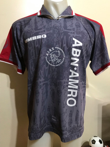 Camiseta Ajax Holanda 1996 1997 Kluivert #9 Milan Barcelona