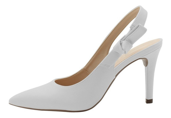 Sapato Salto Alto Chanel Branco - Sapatos com o Melhores Preços no Mercado Livre Brasil