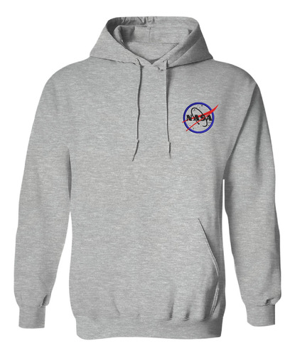 Sudadera Con Gorro Bordada Nasa Logo Espacio Constelación