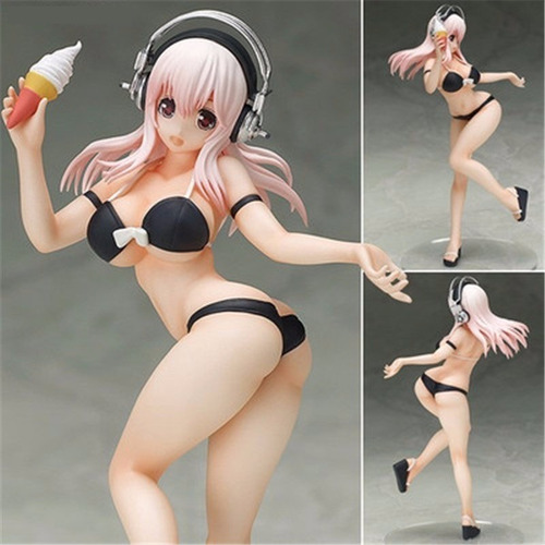 Action Figure Hentai Super Sonico Swimsuit Sexy Doll