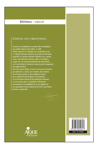Ciencia con creatividad - Biblioteca esencial, Aique
