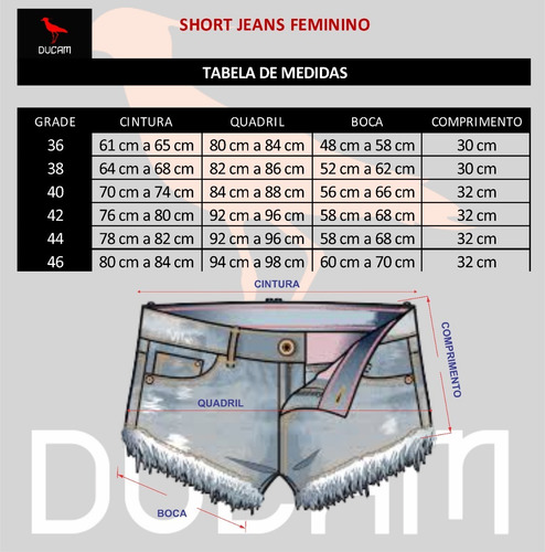 Imagem 6 de 6 de Kit 3 Short Jeans Cintura Alta Feminino Desfiado C Elastano