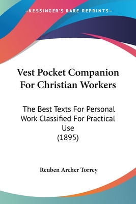 Libro Vest Pocket Companion For Christian Workers: The Be...