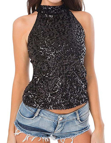 Blusa Para Mujer Shimmer Flashy Todas Las Lentejuelas Adorna