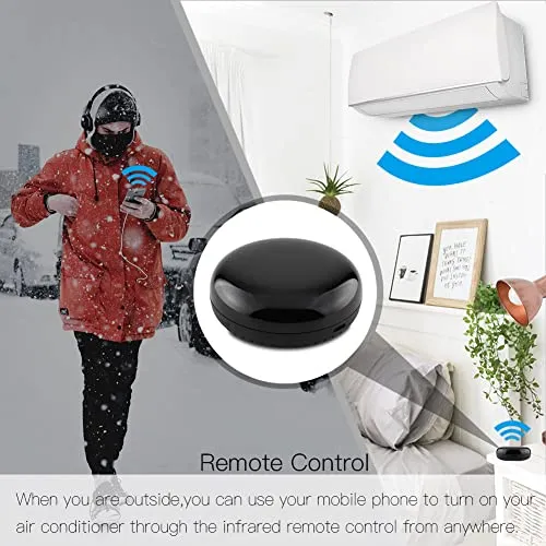 Controlador Remoto Moes Wifi Smart Ir Unidad De Infrarrojos