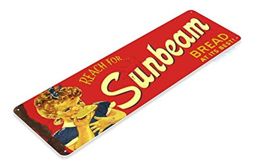 Tin Sign ''sunbeam Pan Diseño Clásico Decoración Cocina Farm