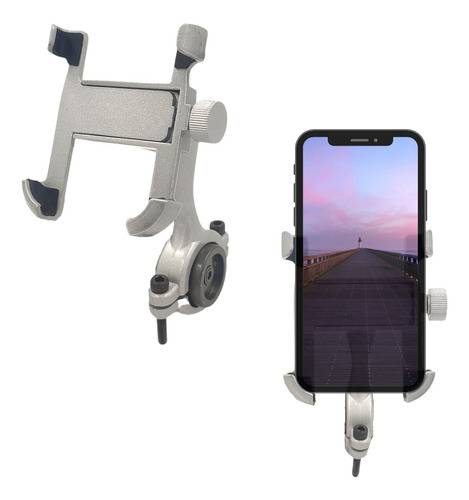 Soporte De Metal Porta Celular Para Moto Bicicleta Holders