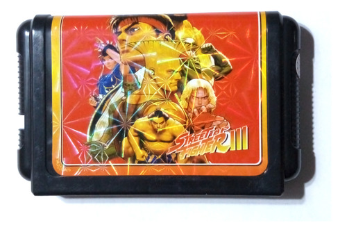 Street Fighter 3 Cartucho Sega Genesis Mega Drive