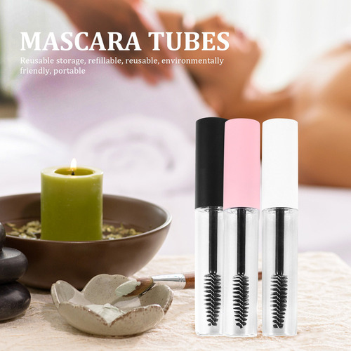 32pcs Tubo De Rímel Vacío 10 Ml Envase De Pestañas Con Embud