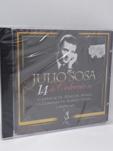 Julio Sosa 14 De Colección Cd Nuevo