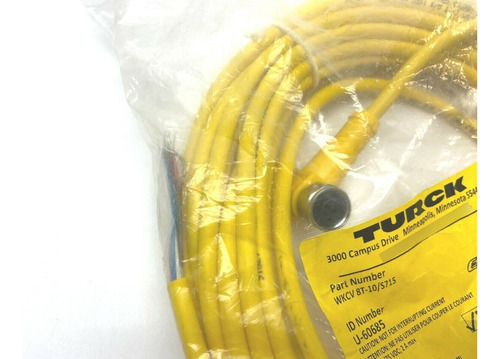 Turck Wkcv 8t-10/s715 U-60685 Eurofast Right Angle Cords Bbf
