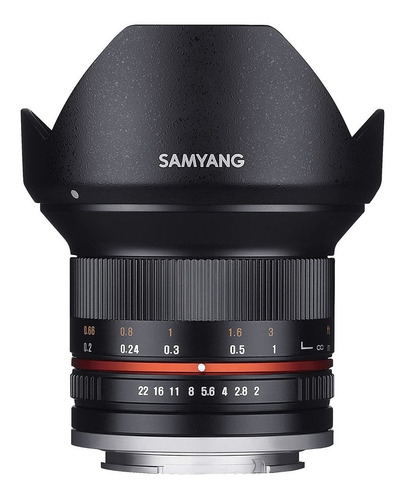 Lente Samyang Sy12m-e-bk De 12 Mm F2.0 Para Sony E, Negro