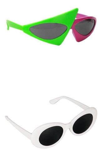 2 / Pack Novedad Gafas De Sol Clout Goggles Kurt Cobain