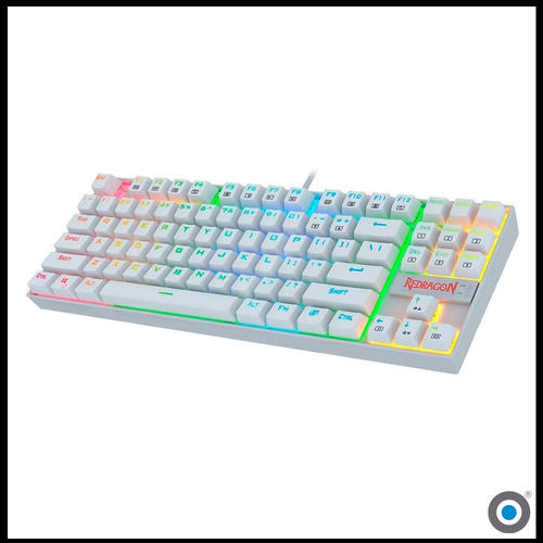 Imagen 5 de 6 de Combo Teclado Y Mouse Gamer Redragon K552rgb-ba-sp Blanco