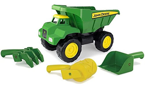 Tomy John Deere 15 Big Scoop Dump Truck Con Herramientas De 