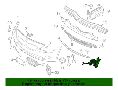Soporte De Parachoques Delantero Para La Serie E85 E86 Z4