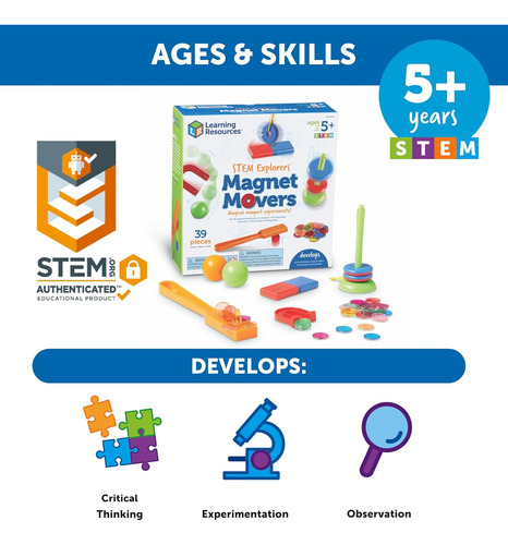 Conjunto De Exploradores Stem Para Niños Herramientas Magnét