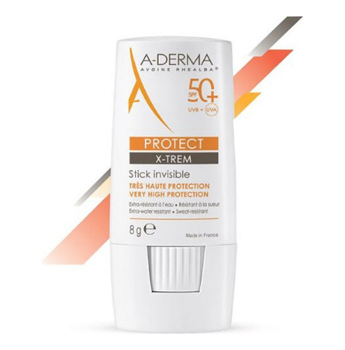 A-derma Protect X-trem Stick Spf50 Invisible Barra 8g 