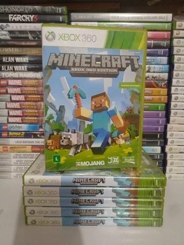 Jogo Minecraft Xbox 360 Original Frete Grátis Envio Rápido