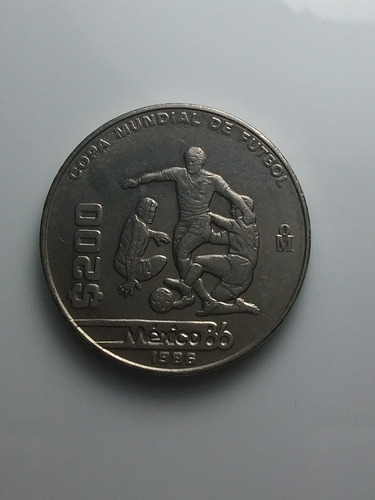 Moneda 200 Pesos. México 1986