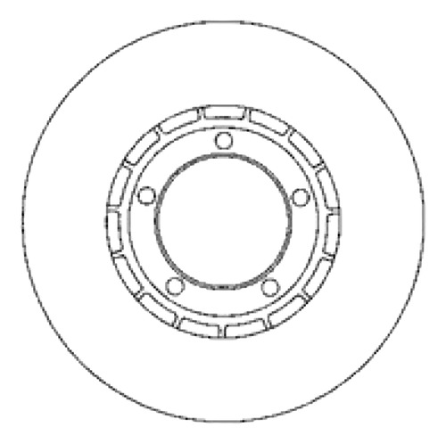 Disco Freno Del (258mm) Bre Mitsubishi L300 92-95