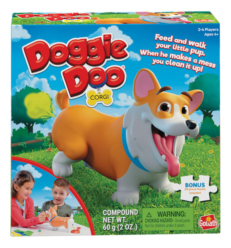 Juego Goliath Doggie Doo Corgi Con Rompecabezas De 24 Piezas