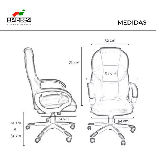 Imagen 3 de 3 de Sillón Gerencial Beta | Contado