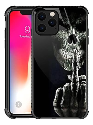 Funda Goodsprout Para iPhone 11-calavera Del Dedo Medio