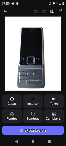 Celular Nokia 6300 Gris
