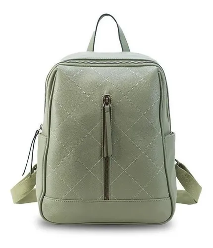 Mochila Theran - Lincoln's Color Menta Pastel Diseño de la tela Liso