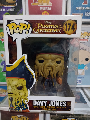 Funko Pop Davy Jones #174 Piratas Del Caribe (Usado)