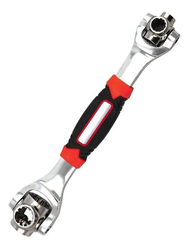 Llave Tigre Fijación Multiuso De Giro 360° 48 En 1 Color Plateado