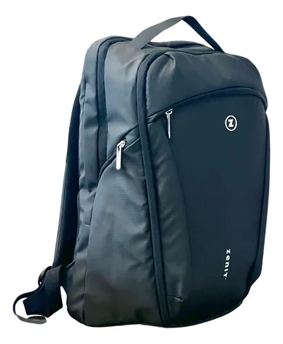 Mochila Alta Gama Modelo Aziel 25 Litros Color Negro Diseño De La Tela Liso