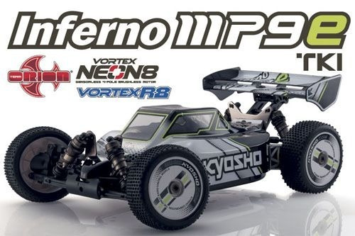 Automodelo Kyosho Inferno Mp9e Tki 1/8 4wd Rádio 2.4 Digital