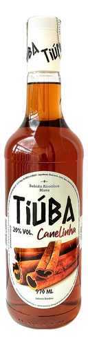 1 Cachaça Tiúba Sabor Canelinha 970ml