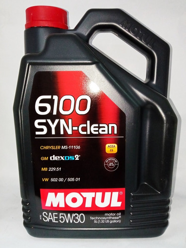 Motul Aceite 6100 Syn-clean 5w30 5lt