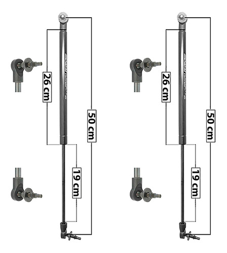 Par Amortiguadores 5ta Puerta Spart Grand Cherokee 05 A 08