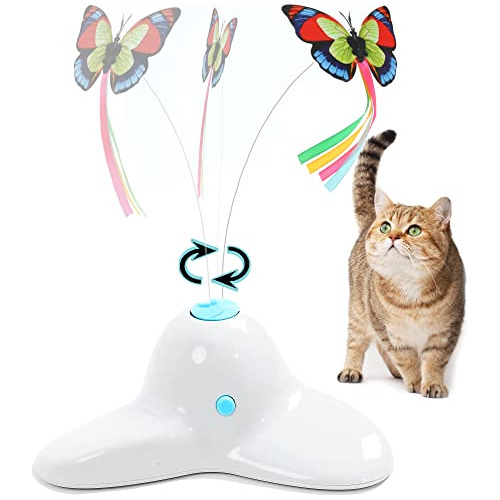 Vealind Interactive Cat Toy Electric Automatic Rotating Butt