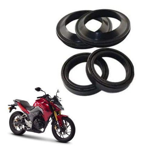 Retenes Suspension Cubrepolvos Honda Cb190 R Premium