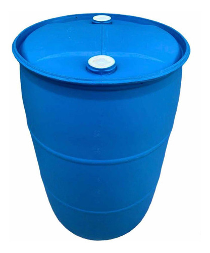 Bote Multiuso Tambo De Plástico Contenedor 200lts Azul (Reacondicionado)