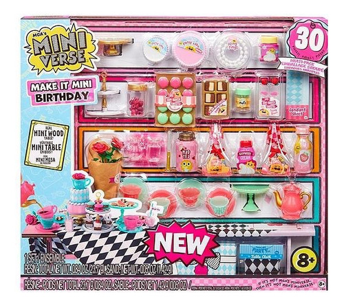 Miniverse Make It Mini Set 30 Cumpleaños Multipack