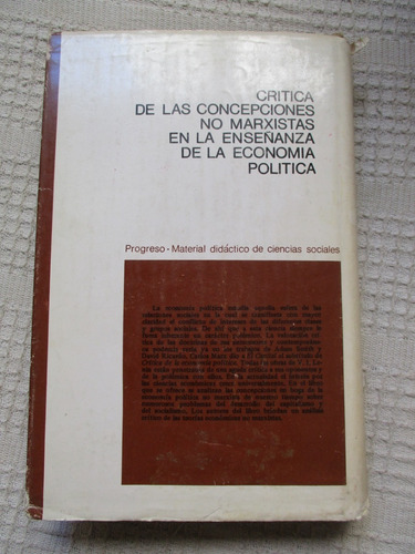 Imagen 2 de 8 de Crítica De Las Concepciones No Marxistas En La Enseñanza