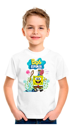 Remera Unisex, Bob Esponja, Varios Diseños.