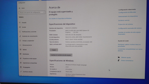 Tarjeta Madre Para Hp 20-e00la Verde (Usado)
