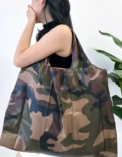 Bolsa Camuflajeada De Compras