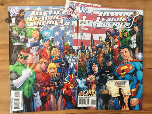 Comic Set - Justice League Of America #1 Ed Benes Sinclair