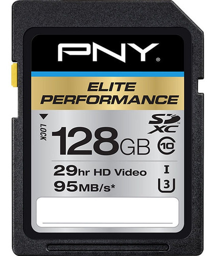 Pny Technologies 128gb Elite Performance Uhs-1 Sdxc Memory C